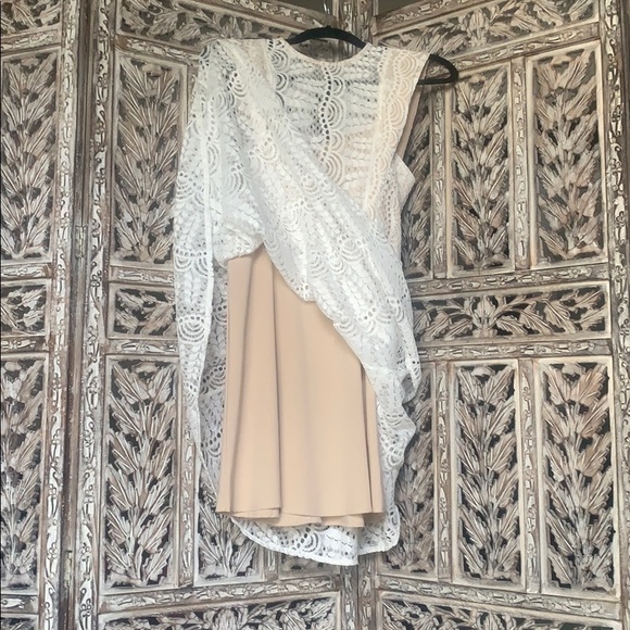 Cream Lace Dress - Picture 4 of 5